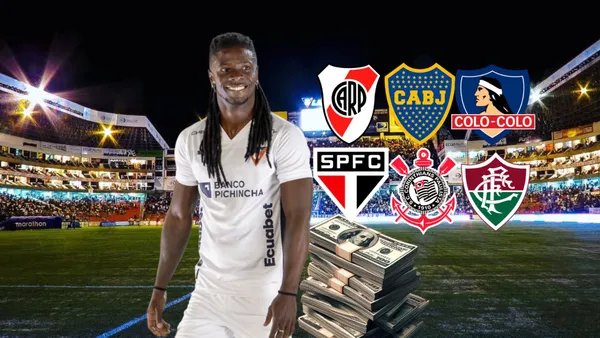 Ricardo Adé, escudos equipos Sudamericanos. Foto tomada de: Liga de Quito/Pes Logos