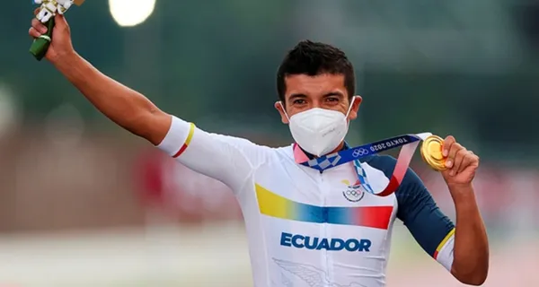 Richard Carapaz entró en los anales de la historia, ya no solo ecuatoriana, sino también mundial con la Medalla de Oro en los Juegos Olímpicos