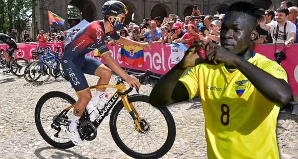 Richard Carapaz estuvo en Genoa para el Giro de Italia y sorprendió porque es más querido que Felipe Caicedo, que jugó allá