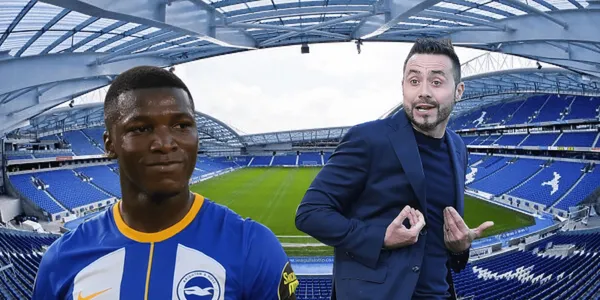 Roberto De Zerbi y sus declaraciones que no le gustaron a Moisés Caicedo