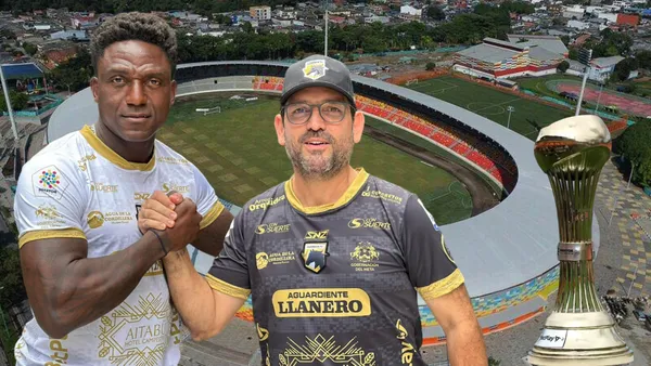 Roberto Ordóñez y Juan Guillermo Zuluaga(Foto tomada de: Informando/Goal)