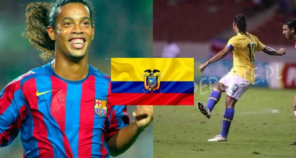Ronaldinho destacó la calidad del jugador por dar un pase sin ver