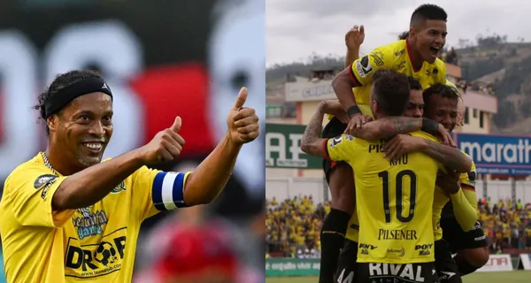 Ronaldinho estuvo en Ecuador y pese a que hizo una gran dupla con Damián Díaz, fue a ver a otro jugador de Barcelona SC