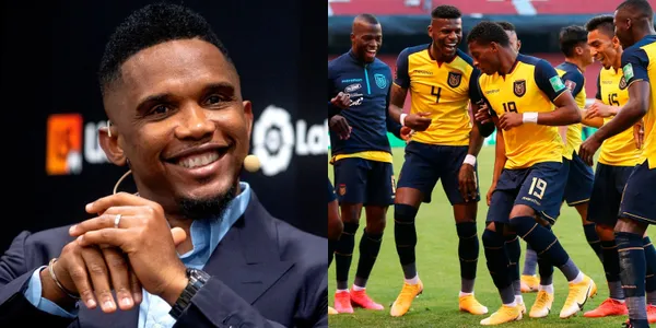 Samuel Eto'o aconsejó al ecuatoriano y no lo defraudó