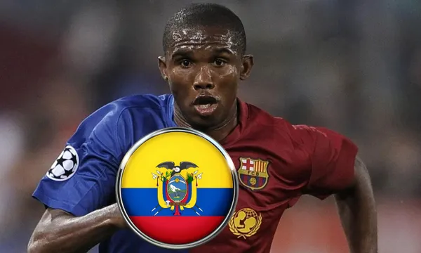 Samuel Eto'o le recomendó al ecuatoriano que juegue en la Liga Santander, que sería lo mejor para él