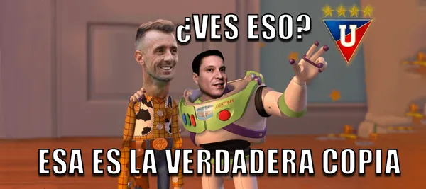 Se burlaron de Barcelona SC, pero Triviño respondió que la verdadera copia es Liga de Quito