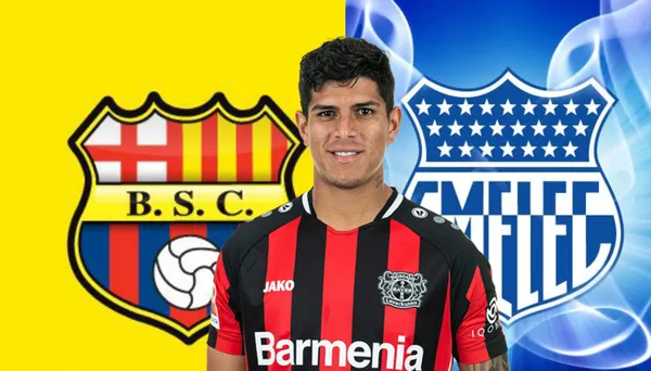 Se reveló una foto de Piero Hincapié cuando era niño con la camiseta de Barcelona SC