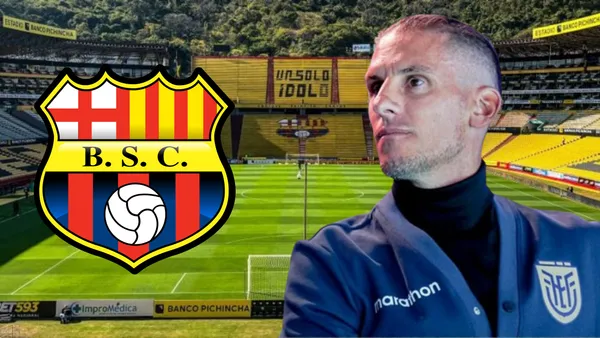 Sebastián Beccacece (Foto tomada de: Barcelona SC/FEF/Wikipedia)