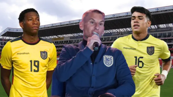 Sebastián Beccacece, Gonzalo Plata y Kendry Páez (Foto tomada de: Wikipedia/Gonzalo Plata/API)