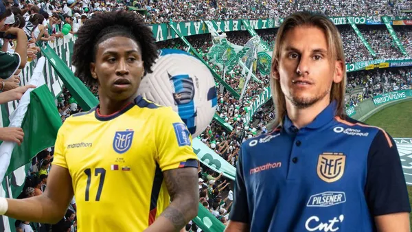 Sebastián Beccacece y Angelo Preciado (Foto tomada de: Wikipedia/La Tri)