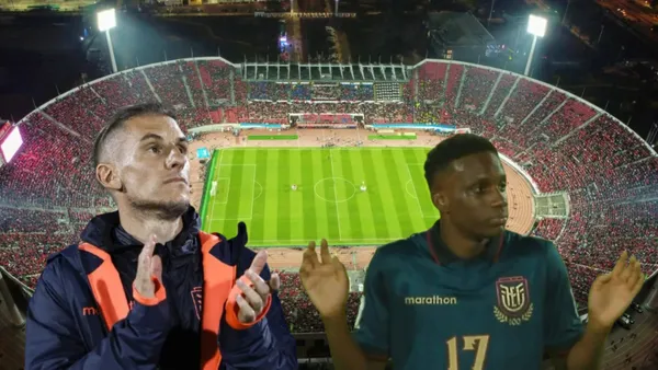 Sebastián Beccacece y Darwin Guagua / Foto de: El Futbolero Ecuador