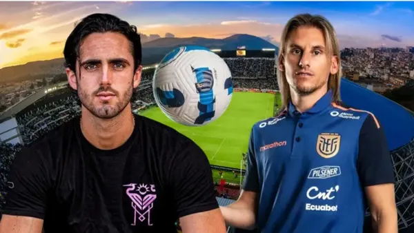 Sebastián Beccacece y Leonardo Campana / Foto: El Futbolero Ecuador