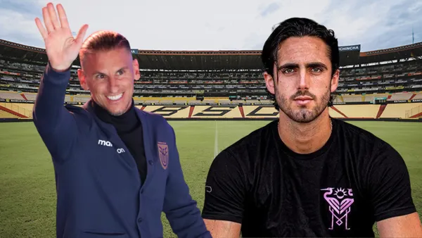 Sebastián Beccacece y Leonardo Campana (Foto tomada de: Municipio de Guayaquil/Leonardo Campana/API)