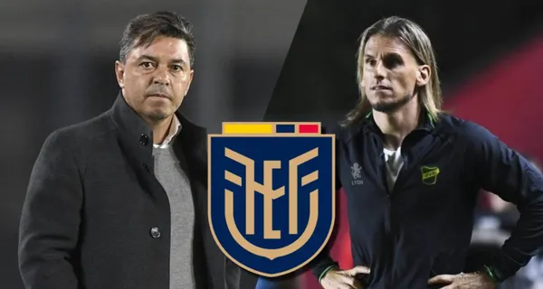 Sebastián Beccacece y Marcelo Gallardo / Foto: TNT