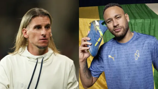 Sebastián Beccacece y Neymar / Foto: Marketing Registrado