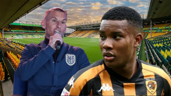 Sebastián Beccacece y Óscar Zambrano (Foto tomada de: AEC/Hull City/API)