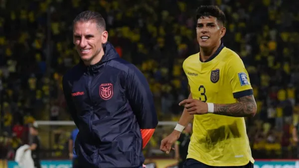 Sebastián Beccacece y Piero Hincapié