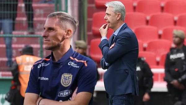 Sebastián Beccacece y Tiago Nunes