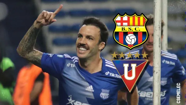 Sebastián Rodríguez-Liga de Quito-Barcelona SC / Foto: Emelec