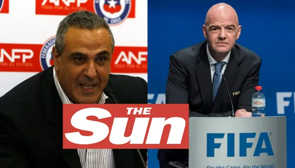 Según el diario inglés el presidente de la Federación Chilena se reunió con Gianni Infanto presidente de la FIFA
