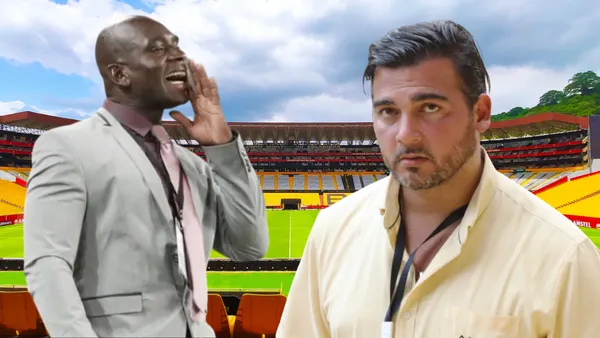 Segundo Alejandro Castillo y Antonio Álvarez (Foto tomada de: Barcelona SC/Barcelona SC/API)