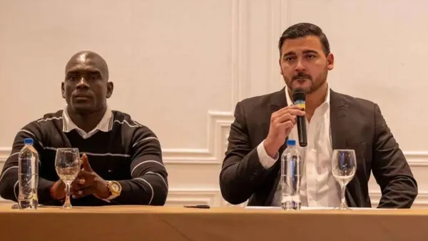 Segundo Castillo-Antonio Álvarez-Barcelona SC / Foto: API