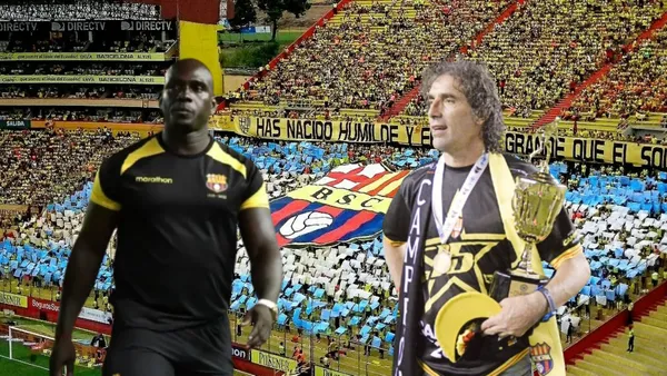 Segundo Castillo y Guillermo Almada / Foto de: El Futbolero Ecuador