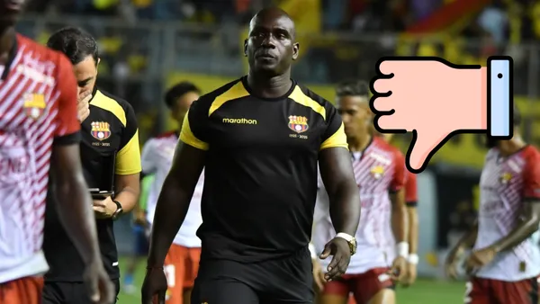 Segundo Castillo y pulgar abajo / Foto de: El Futbolero Ecuador