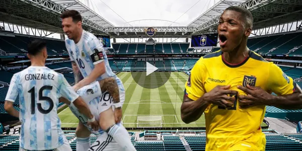 Selección Argentina y Moisés Caicedo (Foto tomada de: El Sol Latino/Transfermarkt/EFE)