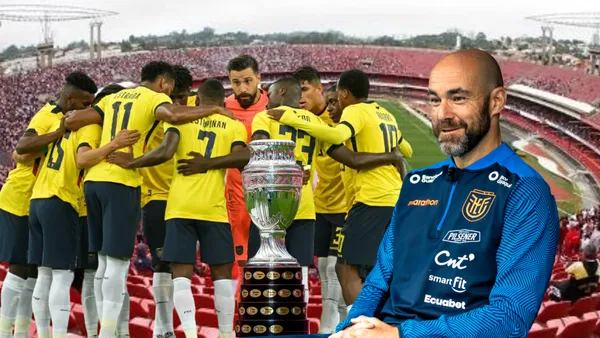 Selección Ecuador, Félix Sánchez sonriendo. Foto tomada de: La Tri/Primicias