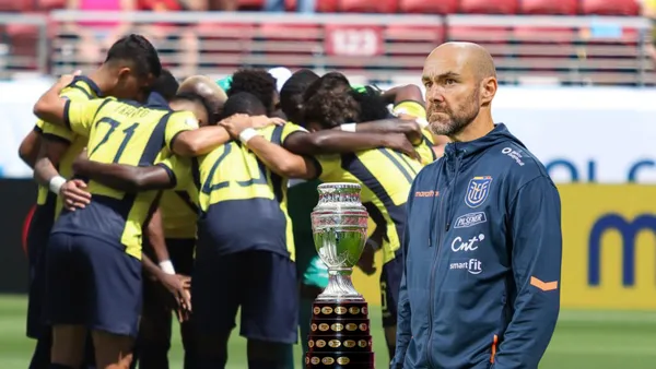 Selección Ecuador, Félix Sánchez, trofeo Copa América. Foto tomada de: La Tri