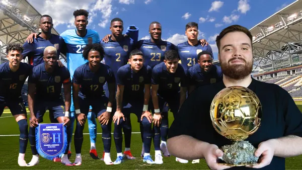 Selección Ecuador, Ibai Llanos. Foto tomada de: La Tri/Ibai Llanos