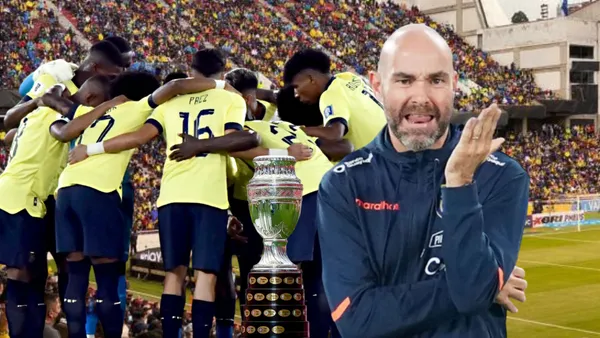 Selección Ecuador reunida, Félix Sánchez enojado. Foto tomada de: La Tri/El Canal del Fútbol