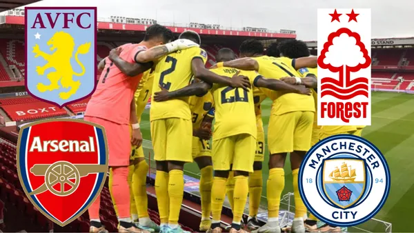 Selección Ecuatoriana en el City Ground (Foto tomada de: Nottingham Forest/AFP/Wikipedia)