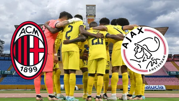 Selección Ecuatoriana en el Estadio Olímpico Atahualpa (Foto tomada de: Primicias/EFE/Wikipedia)