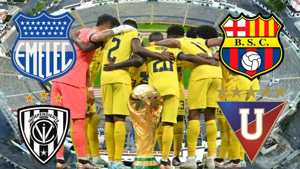 Selección Ecuatoriana (Foto tomada de: Extra/EFE/Wikipedia/FIFA)