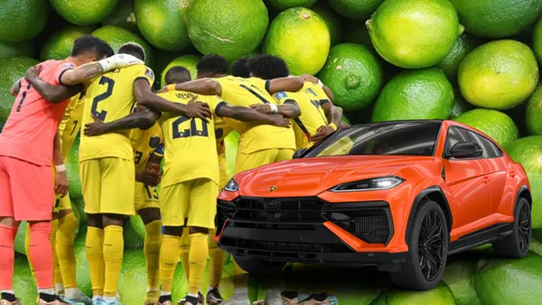 Selección Ecuatoriana (Foto tomada de: N/La Tri/Lamborghini)