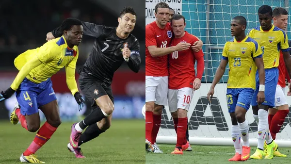 Selección Ecuatoriana-Inglaterra-Portugal / Foto: El Metro