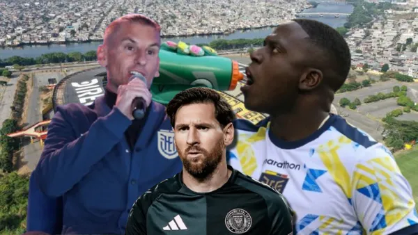 Selección Ecuatoriana-Lionel Messi-Moisés Ramírez / Foto: El Futbolero Ecuador