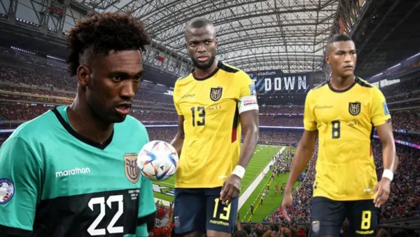 Selección Ecuatoriana y Alexander Domínguez (Foto tomada de: Texas/AFP)