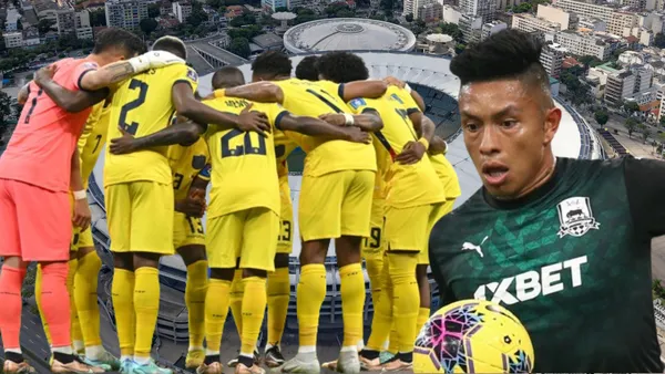 Selección Ecuatoriana y Cristian Ramírez (Foto tomada de: Wikipedia/Krasnodar/La Tri)