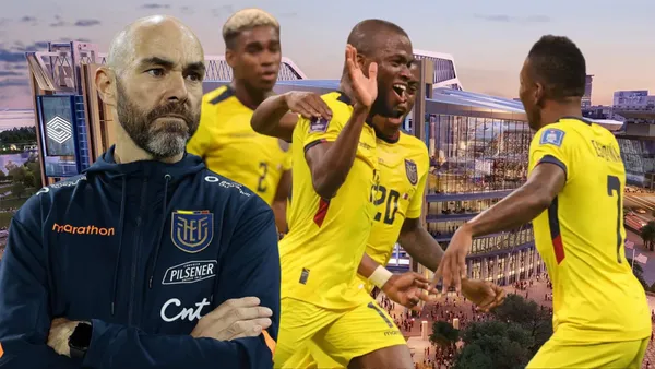 Selección Ecuatoriana y Félix Sánchez (Foto tomada de: CoStar/CNN/La Tri)