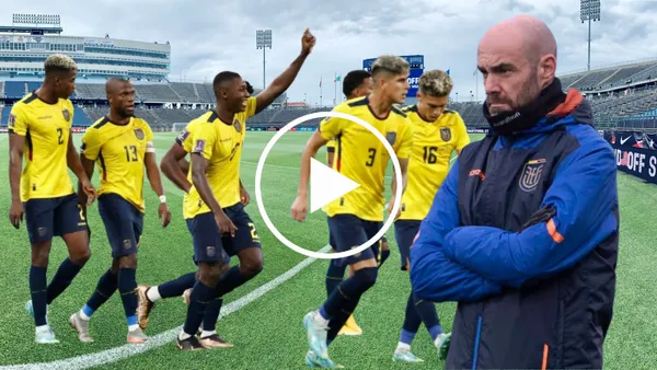 Selección Ecuatoriana y Félix Sánchez (Foto tomada de: Rentschler Field/La Tri/EFE)
