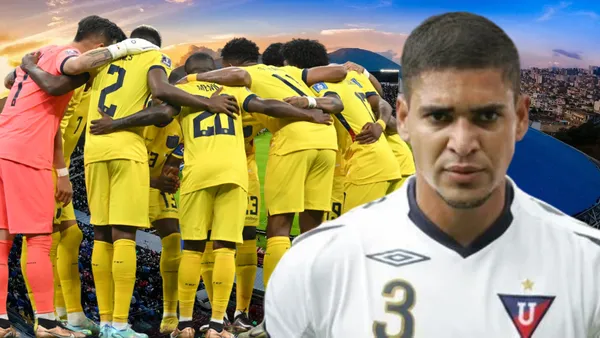 Selección Ecuatoriana y Renán Calle (Foto tomada de: Liga de Quito/Alchetro/AFP)