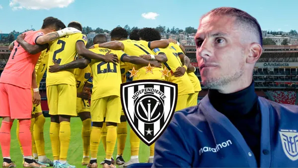 Selección Ecuatoriana y Sebastián Beccacece (Foto tomada de: Liga de Quito/API/ESPN)