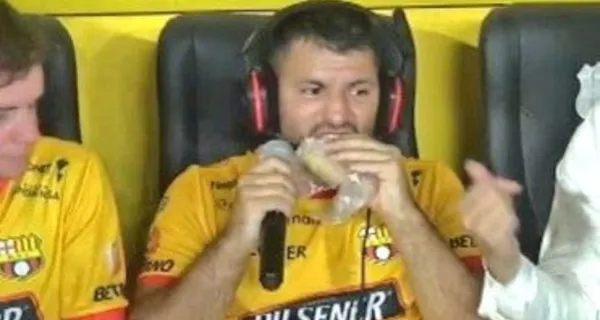 Sergio Agüero se llevó las miradas en la Noche Amarilla con Barcelona SC pero lo que dijo sorprendió