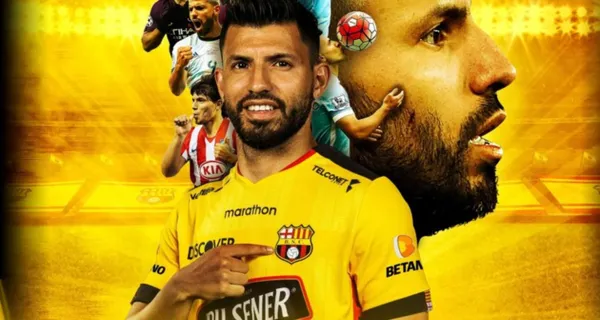 Sergio Agüero y lo que hará para reponer que no jugará con Barcelona SC la Noche Amarilla