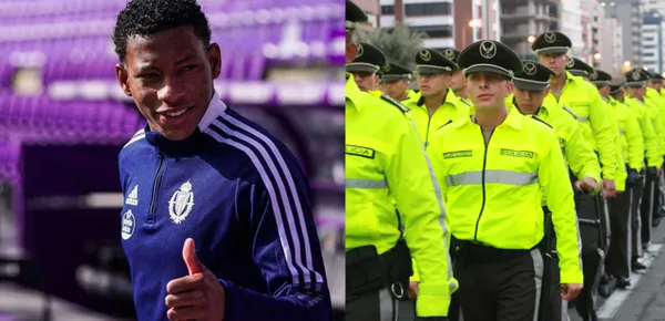 Si 'Platita' no hubiera sido futbolista la Policía Nacional era su opción