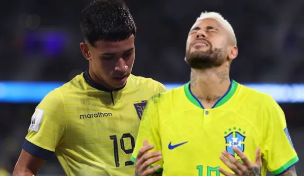 Tal y como pasó con Kendry Páez, lo mismo le tocó a Neymar.