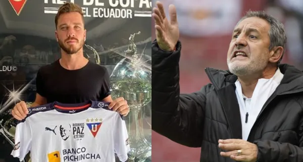 Tomás Molina fue uno de los héroes de Liga de Quito pero tampoco es titular. Pablo Marini dio las verdaderas razones